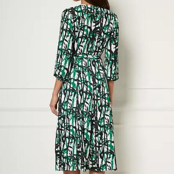 Brenda Palm-Print Dress - Eva Mendes Collection - Picture 3 of 4